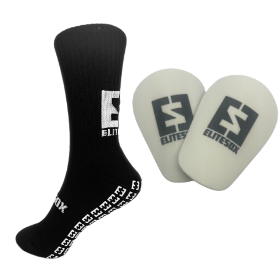 Greppstrumpor svarta och mini benskydd